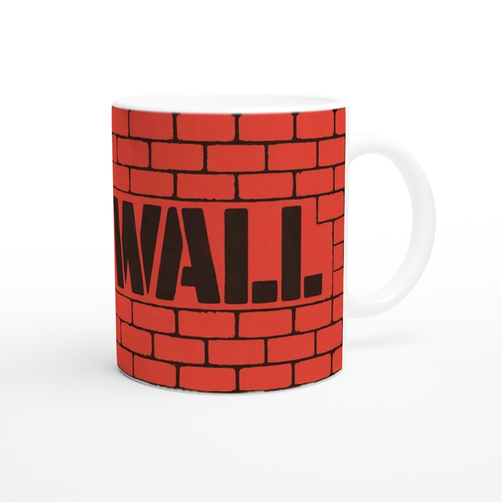 Hadestown Mug | 'The Wall' Musical Theatre Gift | Broadway Fan Present | Brick Graffiti Design — view 12