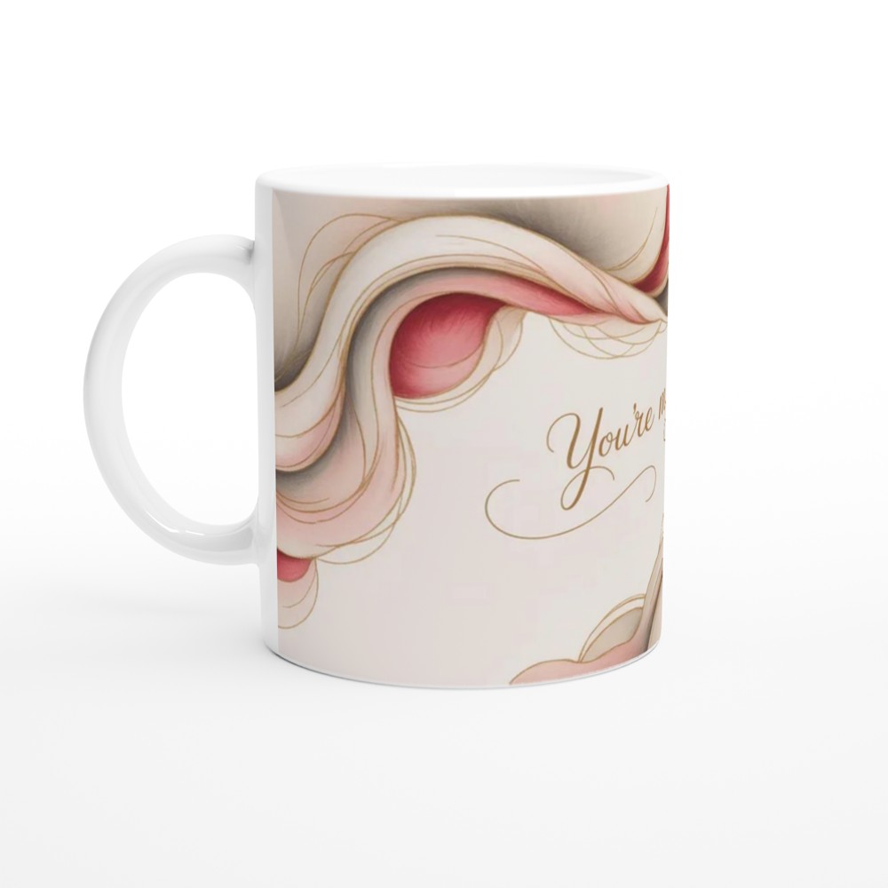 You're My Favourite Person Elegant Swirl Mug — view 10