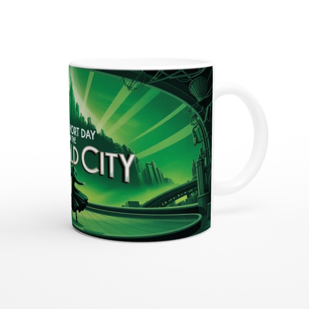 Emerald City Mug | Wicked Musical Gift | Vintage Travel Poster Mug | Theatre Lover Present — view 12