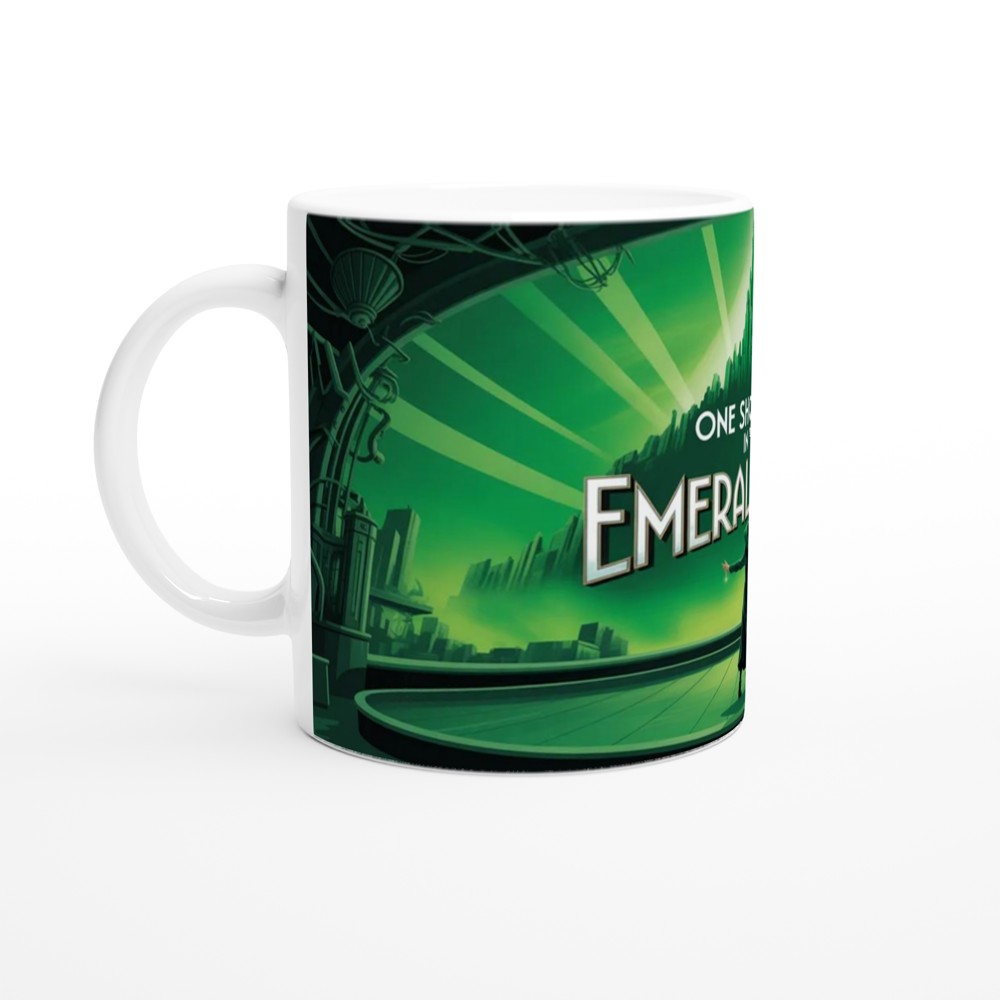 Emerald City Mug | Wicked Musical Gift | Vintage Travel Poster Mug | Theatre Lover Present — view 10