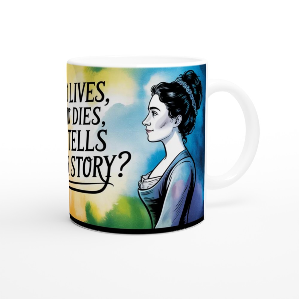 Hamilton Mug | Who Tells Your Story Quote | Musical Theatre Gift | Broadway Fan Present — view 12