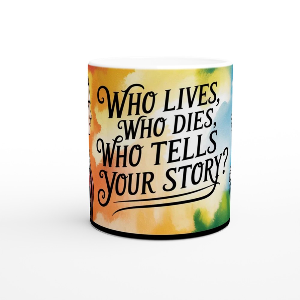 Hamilton Mug | Who Tells Your Story Quote | Musical Theatre Gift | Broadway Fan Present — view 11