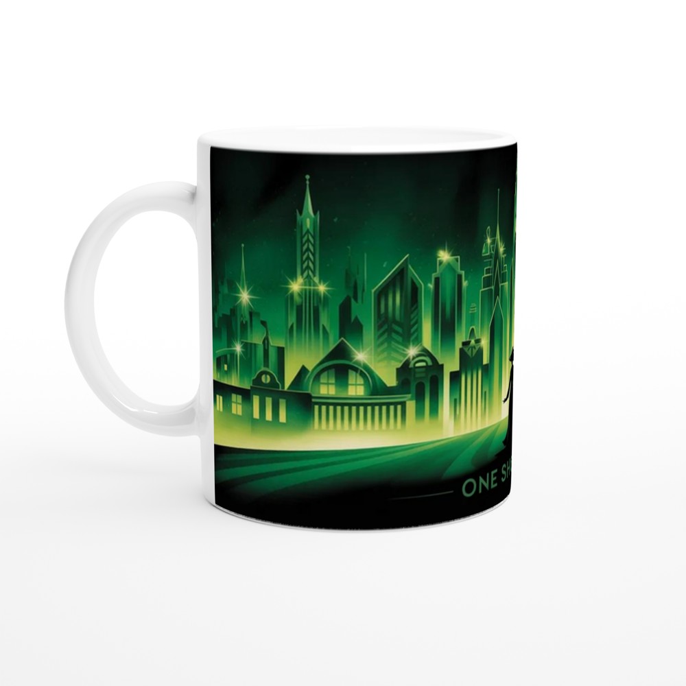 Wicked Emerald City Mug | Musical Theatre Gift | One Short Day Art Deco Present — view 10