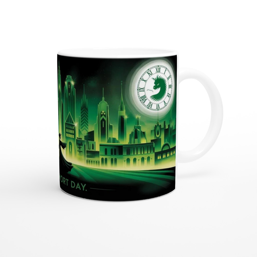 Wicked Emerald City Mug | Musical Theatre Gift | One Short Day Art Deco Present — view 12