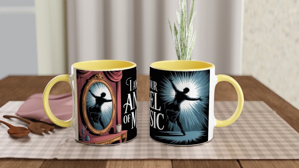 Phantom of the Opera Mug | Dressing Room Mirror Design | Musical Theatre Gift | West End Show Present — view 8