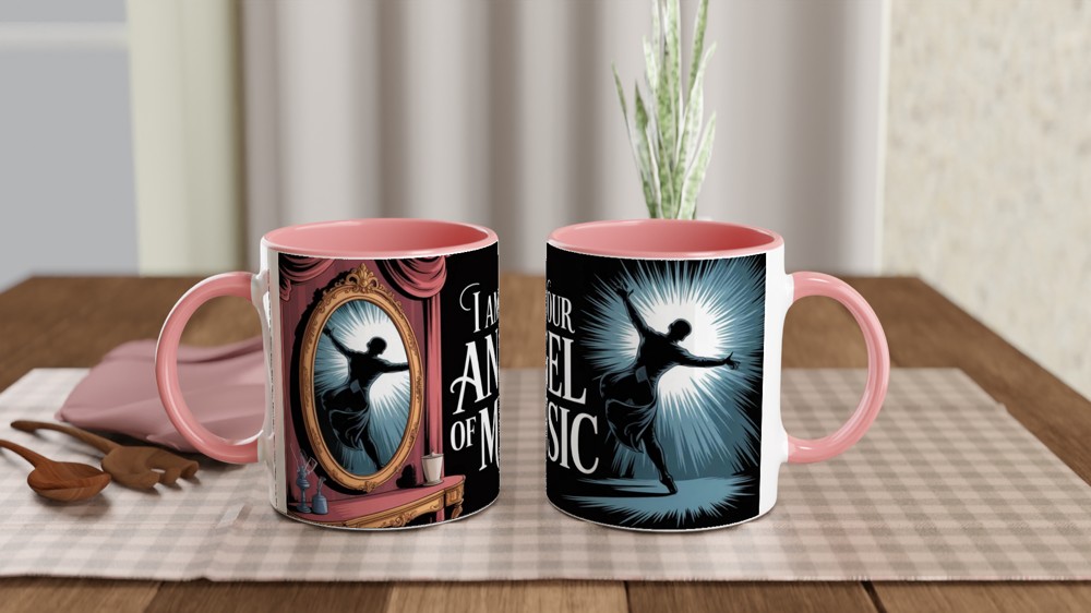 Phantom of the Opera Mug | Dressing Room Mirror Design | Musical Theatre Gift | West End Show Present — view 6