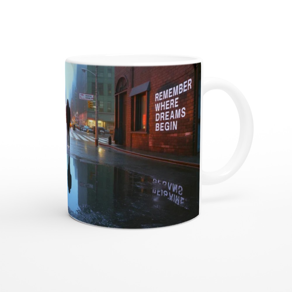Remember Where Dreams Begin - Urban Motivational Mug — view 12