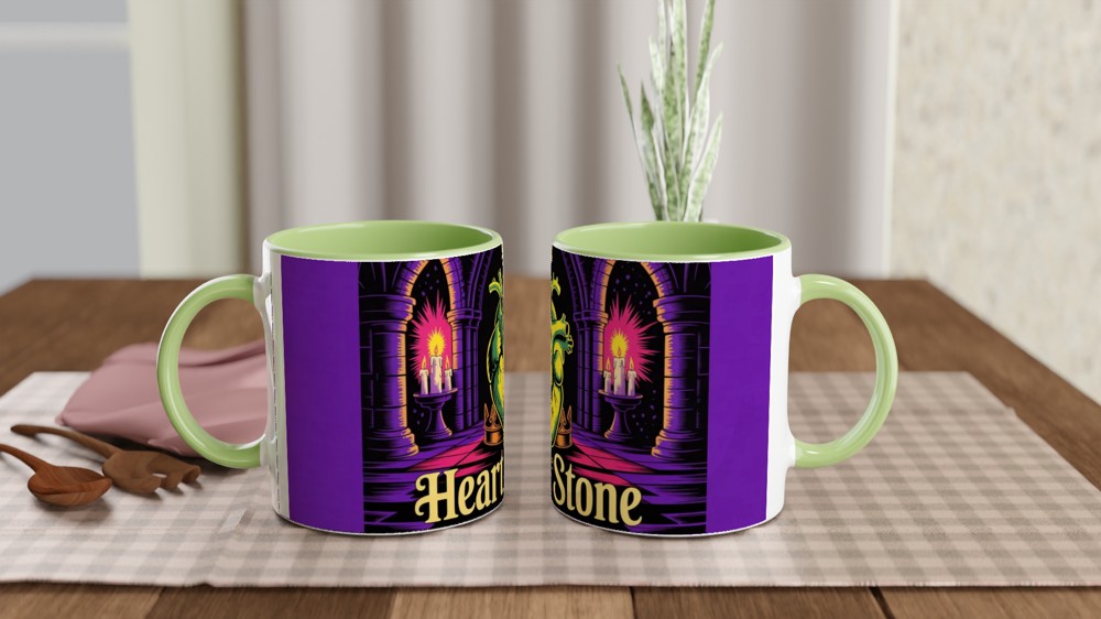 Heart of Stone Gothic Anatomical Heart Mug — view 5