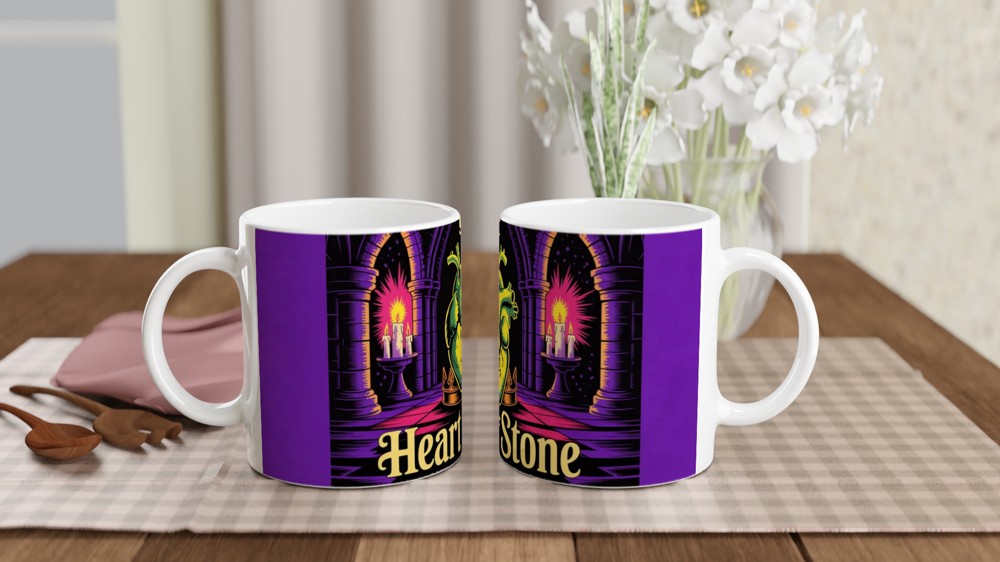 Heart of Stone Gothic Anatomical Heart Mug