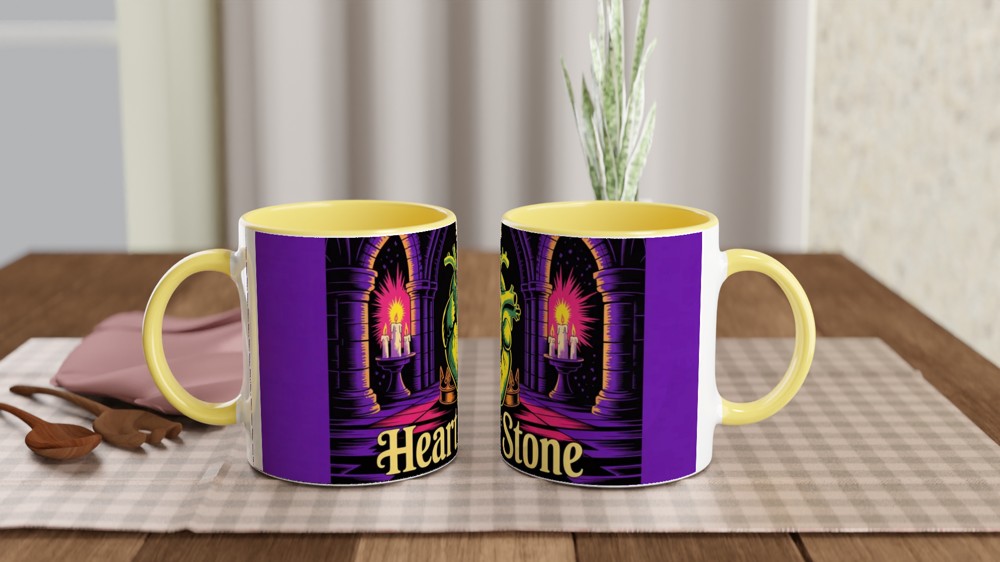 Heart of Stone Gothic Anatomical Heart Mug — view 8