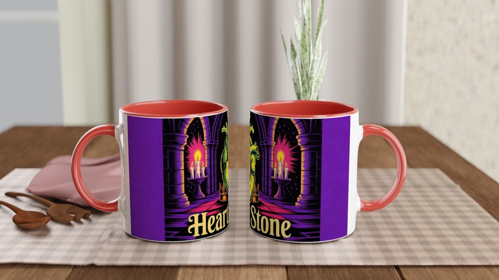 Heart of Stone Gothic Anatomical Heart Mug — view 7