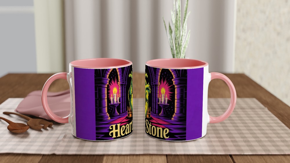 Heart of Stone Gothic Anatomical Heart Mug — view 6