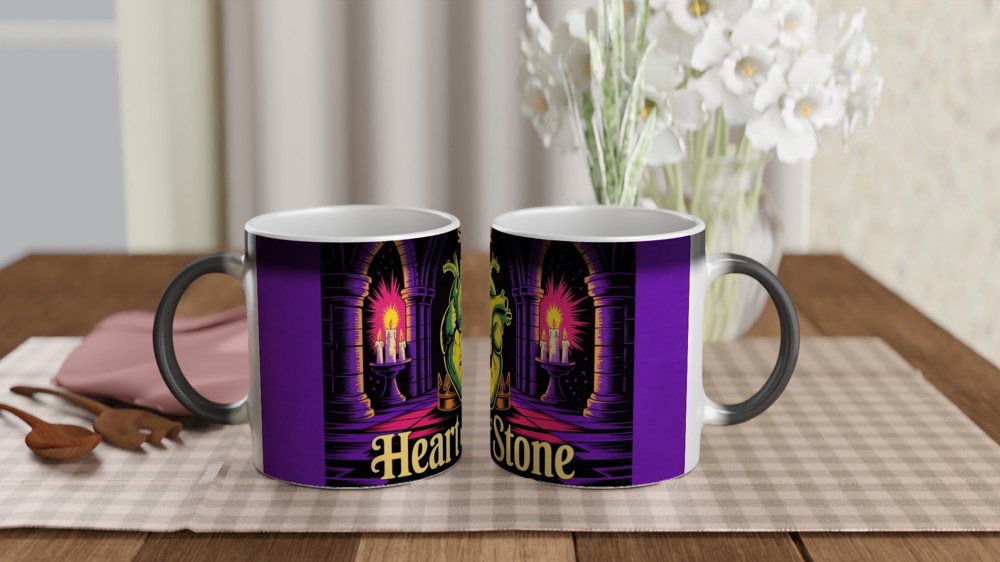 Heart of Stone Gothic Anatomical Heart Mug — view 3