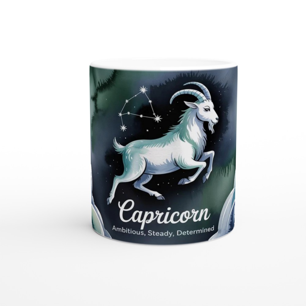 Capricorn Mug | Zodiac Astrology Gift | Sea Goat Constellation Cup | Birthday Present for Capricorn Her or Him — view 11