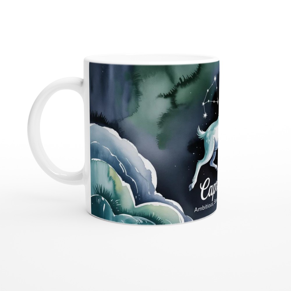 Capricorn Mug | Zodiac Astrology Gift | Sea Goat Constellation Cup | Birthday Present for Capricorn Her or Him — view 10