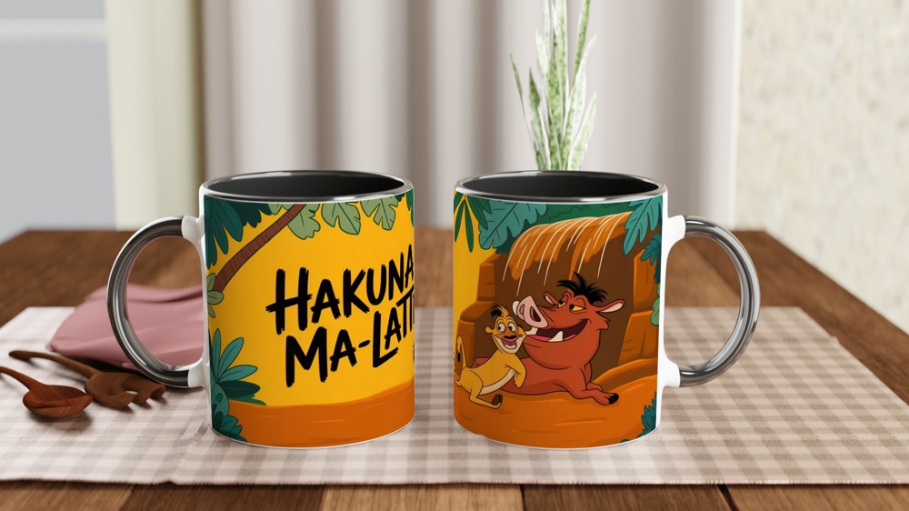 Lion King Mug | Hakuna Ma-Latte Coffee Pun | Musical Theatre Gift | Best Friend Present — view 9