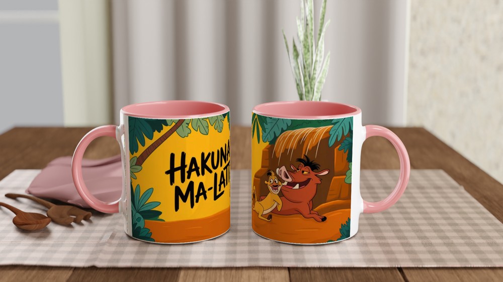Lion King Mug | Hakuna Ma-Latte Coffee Pun | Musical Theatre Gift | Best Friend Present — view 6