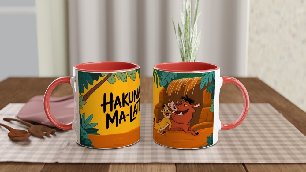 Lion King Mug | Hakuna Ma-Latte Coffee Pun | Musical Theatre Gift | Best Friend Present — view 7