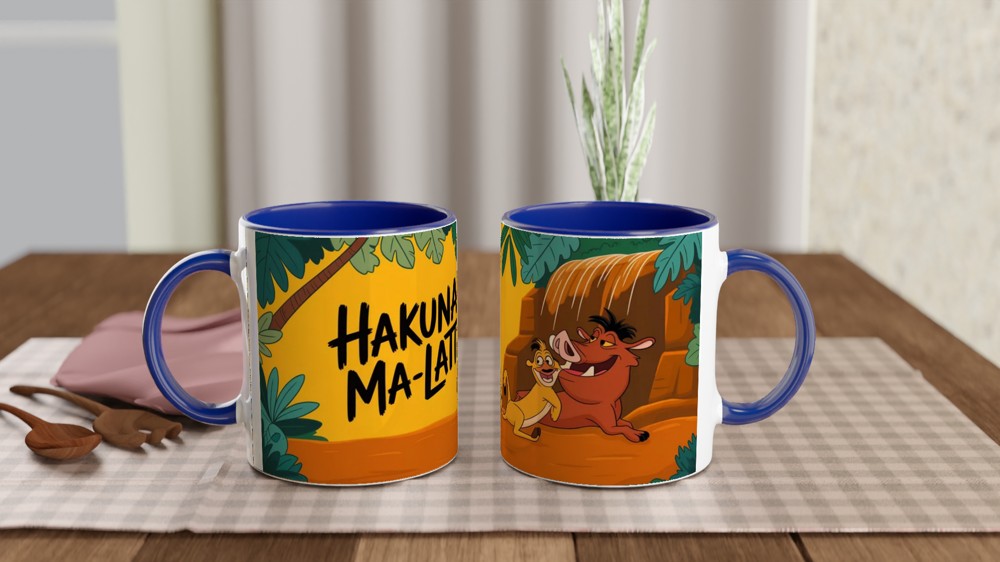Lion King Mug | Hakuna Ma-Latte Coffee Pun | Musical Theatre Gift | Best Friend Present — view 4