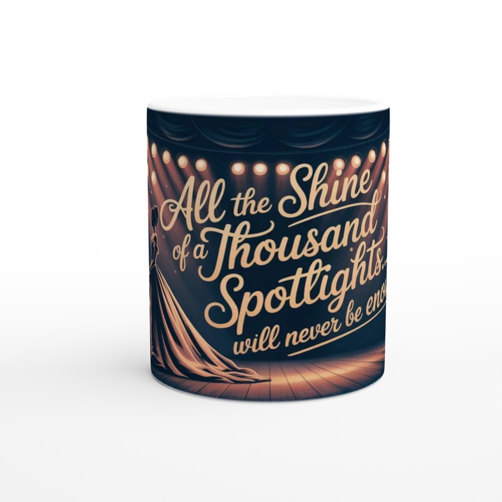 Greatest Showman Mug | Never Enough Quote | Musical Theatre Gift | Spotlight Ballgown Present for Her — view 11