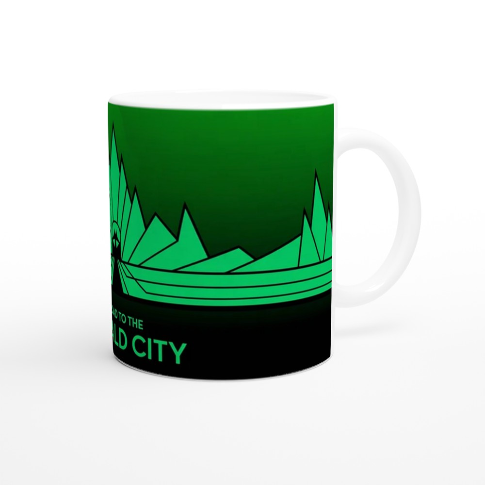 Wicked Musical Mug | Emerald City Art Deco Gift | Theatre Lover Present | Broadway West End Mug — view 12