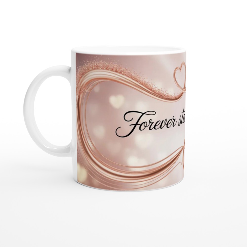 Valentine's Day Mug | Forever Starts With You Romantic Gift | Anniversary Mug for Husband or Wife | Couple Love Present — view 10