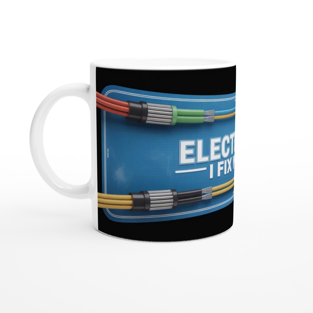 Electrician I Fix Wires - Funny Electrician Mug — view 10
