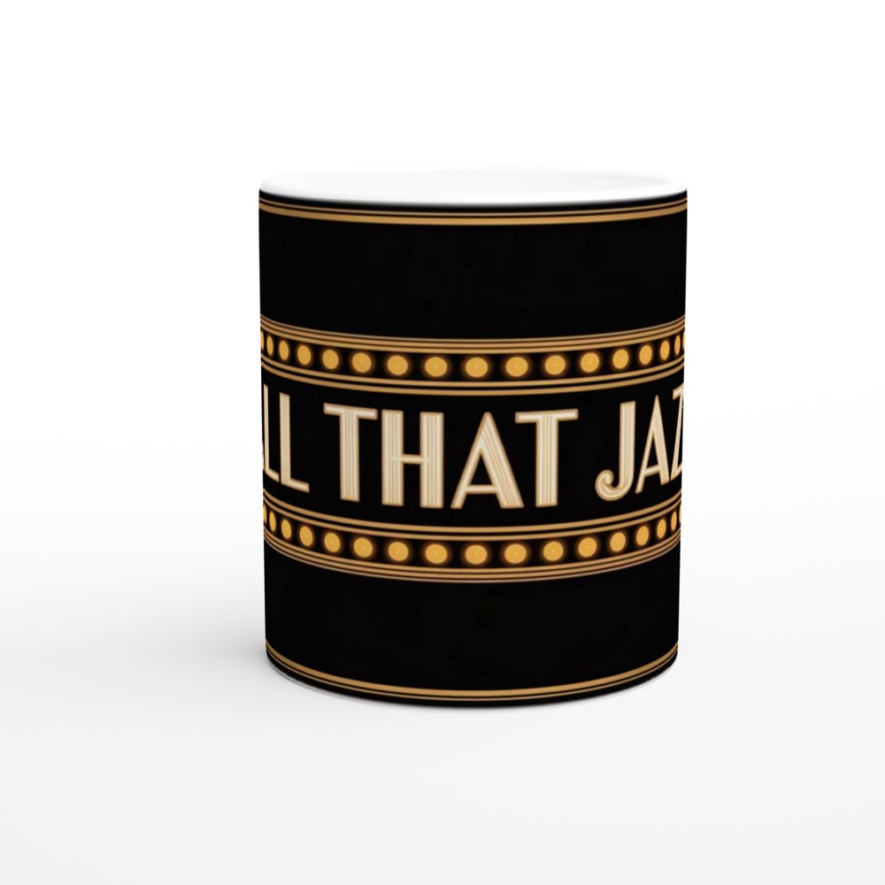 Chicago Mug | 'All That Jazz' Art Deco Design | Musical Theatre Gift | Present for Theatre Lovers — view 11