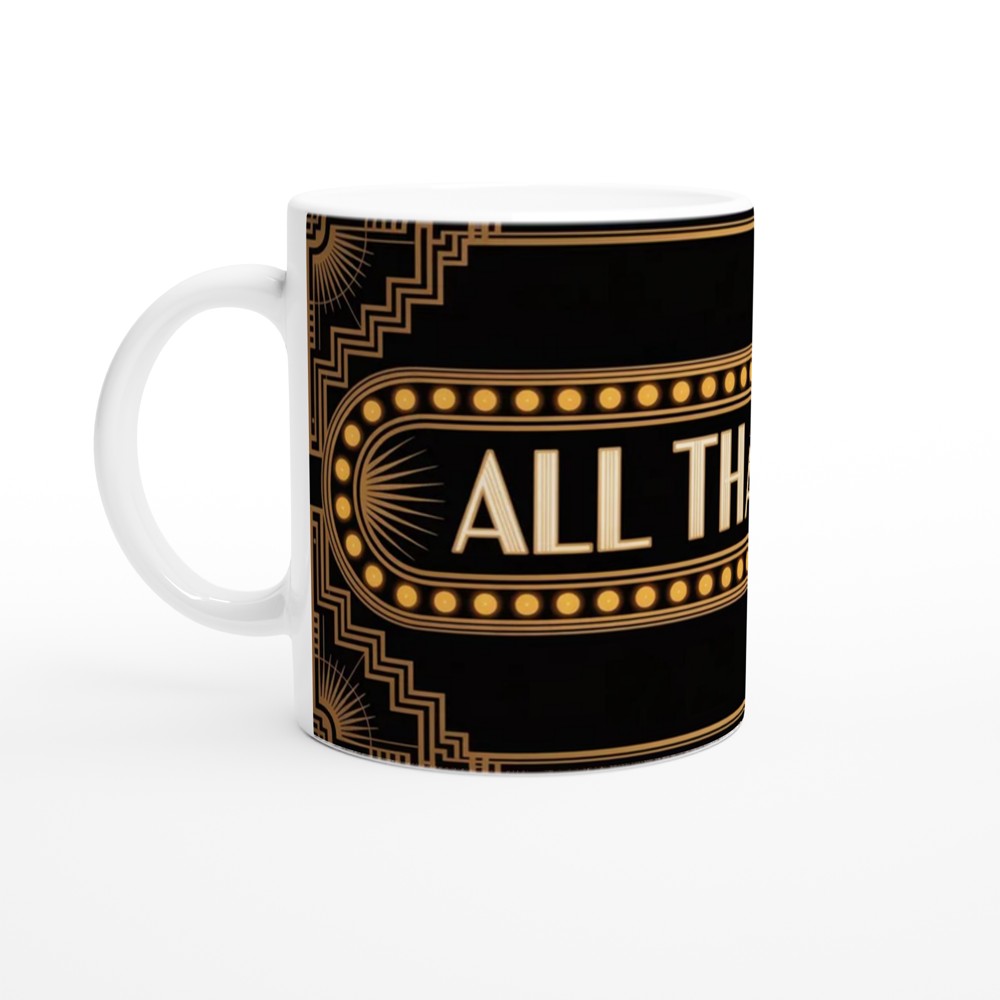 Chicago Mug | 'All That Jazz' Art Deco Design | Musical Theatre Gift | Present for Theatre Lovers — view 10