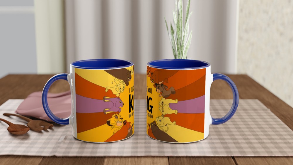 Lion King Morning Coffee Mug — view 4