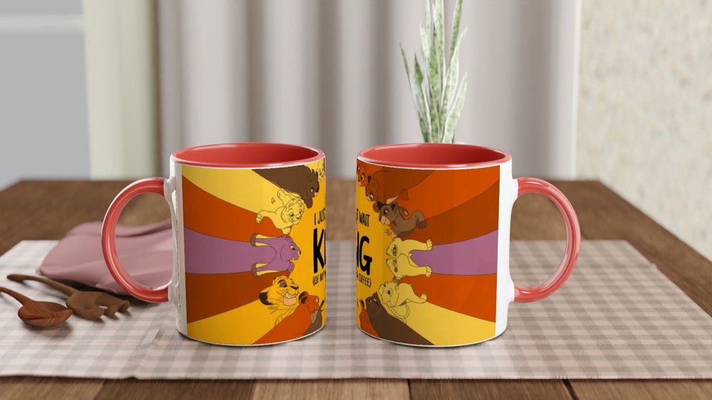 Lion King Morning Coffee Mug — view 7