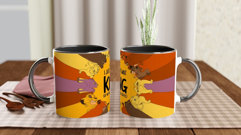 Lion King Morning Coffee Mug — view 9
