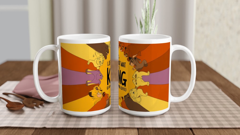 Lion King Morning Coffee Mug — view 2