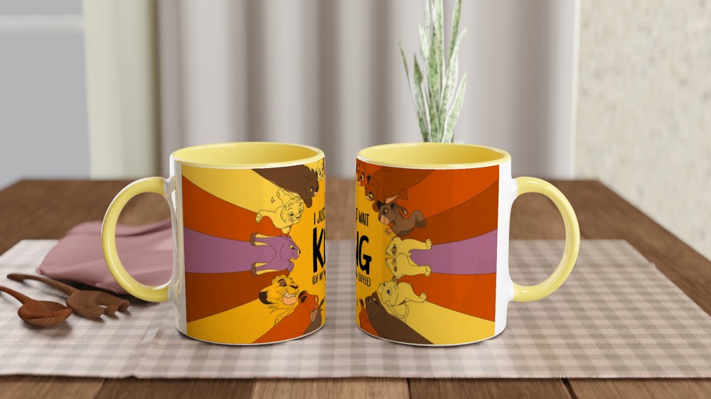 Lion King Morning Coffee Mug — view 8