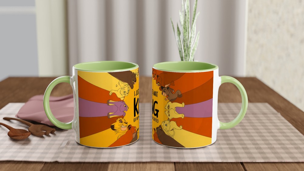 Lion King Morning Coffee Mug — view 5