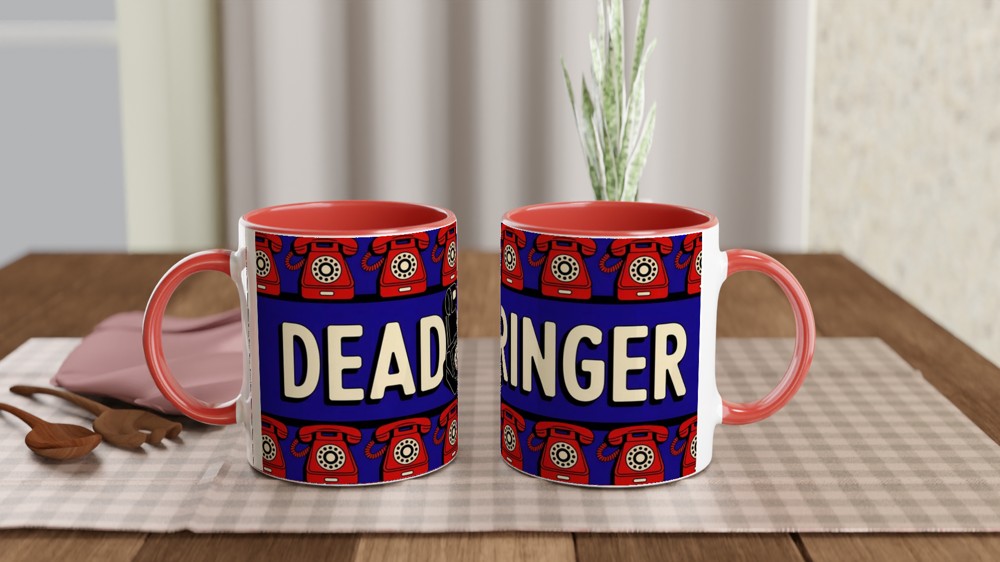 Operation Mincemeat Mug | Dead Ringer Quote | Musical Theatre Gift | 1940s Telephone Design — view 7