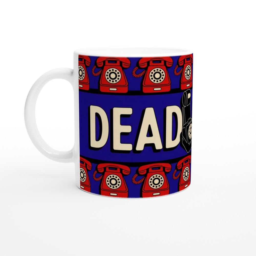 Operation Mincemeat Mug | Dead Ringer Quote | Musical Theatre Gift | 1940s Telephone Design — view 10