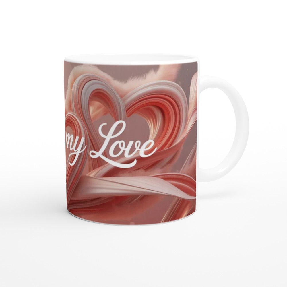 Romantic Love Mug | 'All Of My Love' Quote | Anniversary Gift for Partner | Valentine's Day Present — view 12