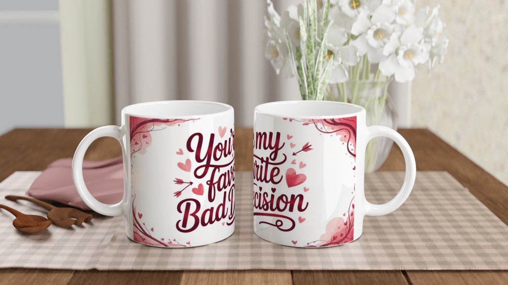 You're My Favourite Bad Decision - Funny Valentine's Mug