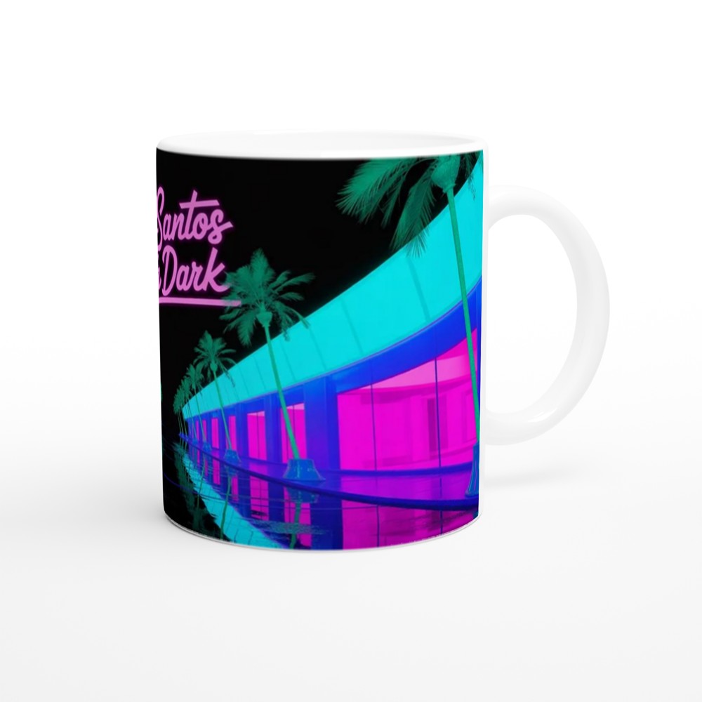 Los Santos Mug | 'After Dark' Neon Gaming Gift | Grand Theft Auto V Inspired Coffee Cup | Birthday Present for Him or Best Friend — view 12