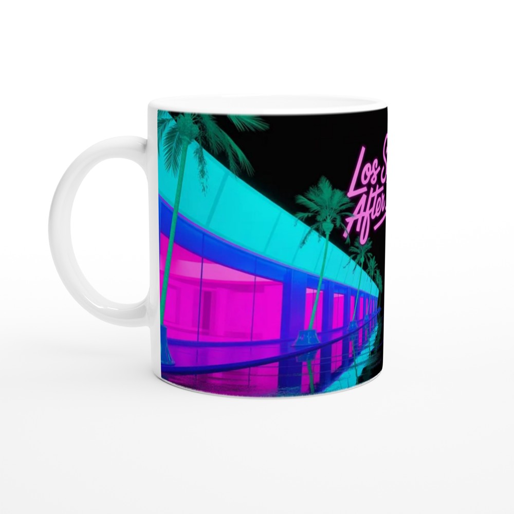 Los Santos Mug | 'After Dark' Neon Gaming Gift | Grand Theft Auto V Inspired Coffee Cup | Birthday Present for Him or Best Friend — view 10