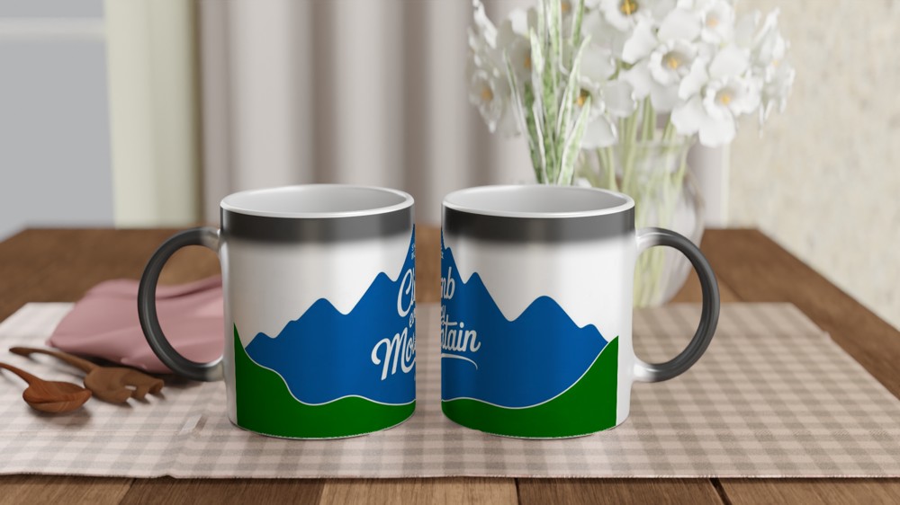 Climb Every Mountain Mug | Sound of Music Gift | Musical Theatre Mug | Graduation and New Job Present for Theatre Lovers — view 3