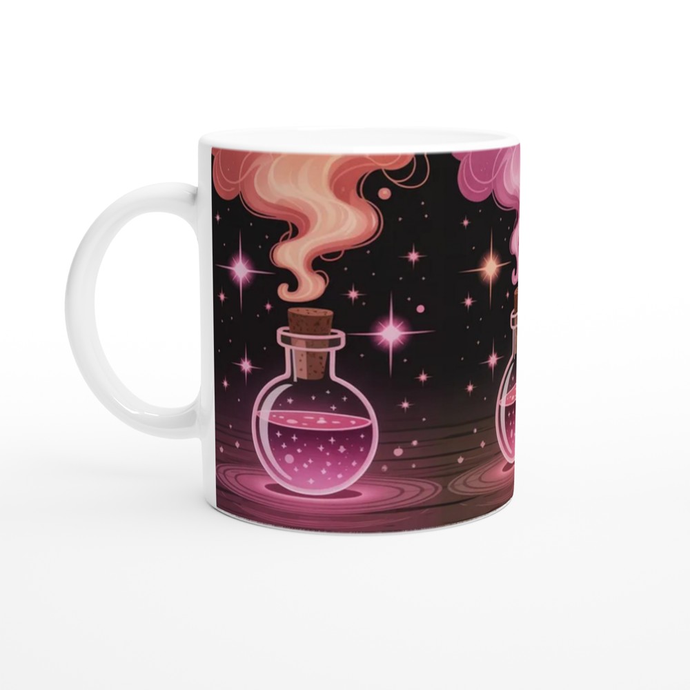 Gender Alchemy Mug | Witchy Gothic Gift | Trans Pride Present | Mystical Potion Bottle Coffee Cup for Best Friend — view 10