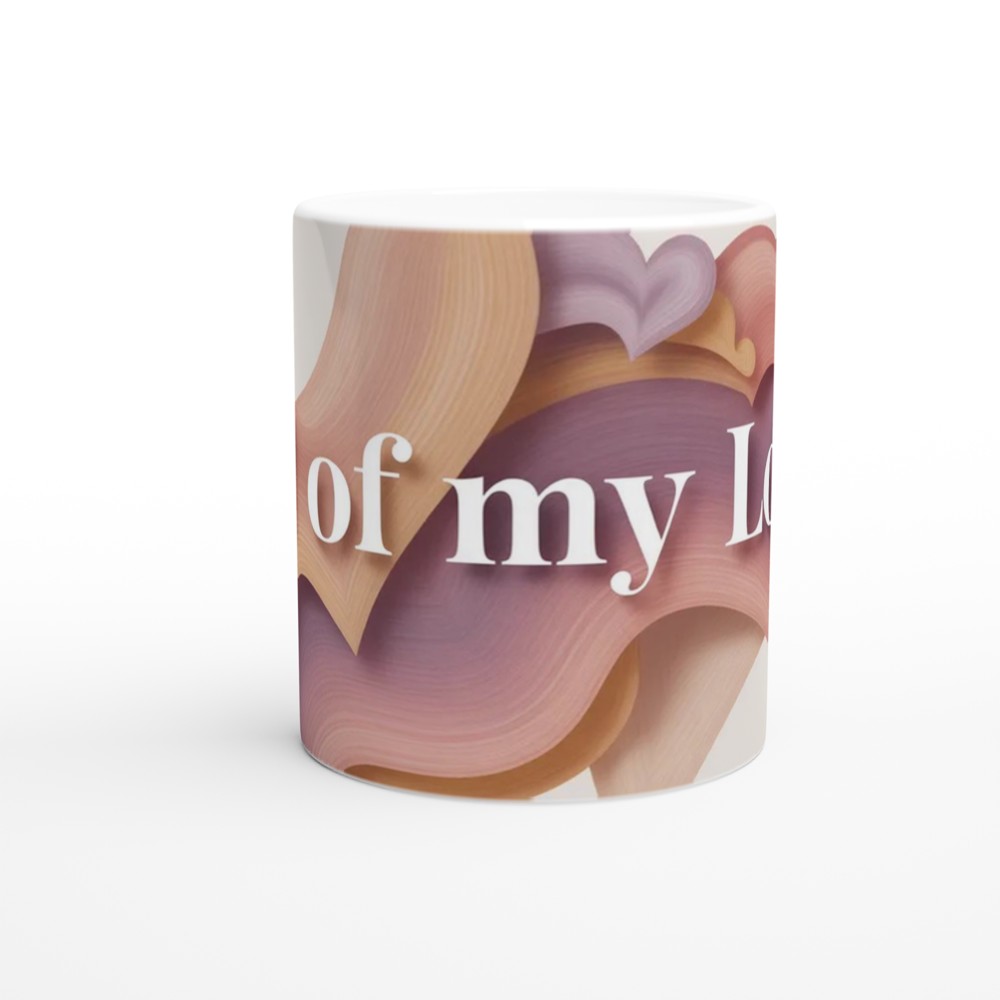 All Of My Love Mug | Valentine's Day Gift | Abstract Heart Anniversary Mug for Couples — view 11