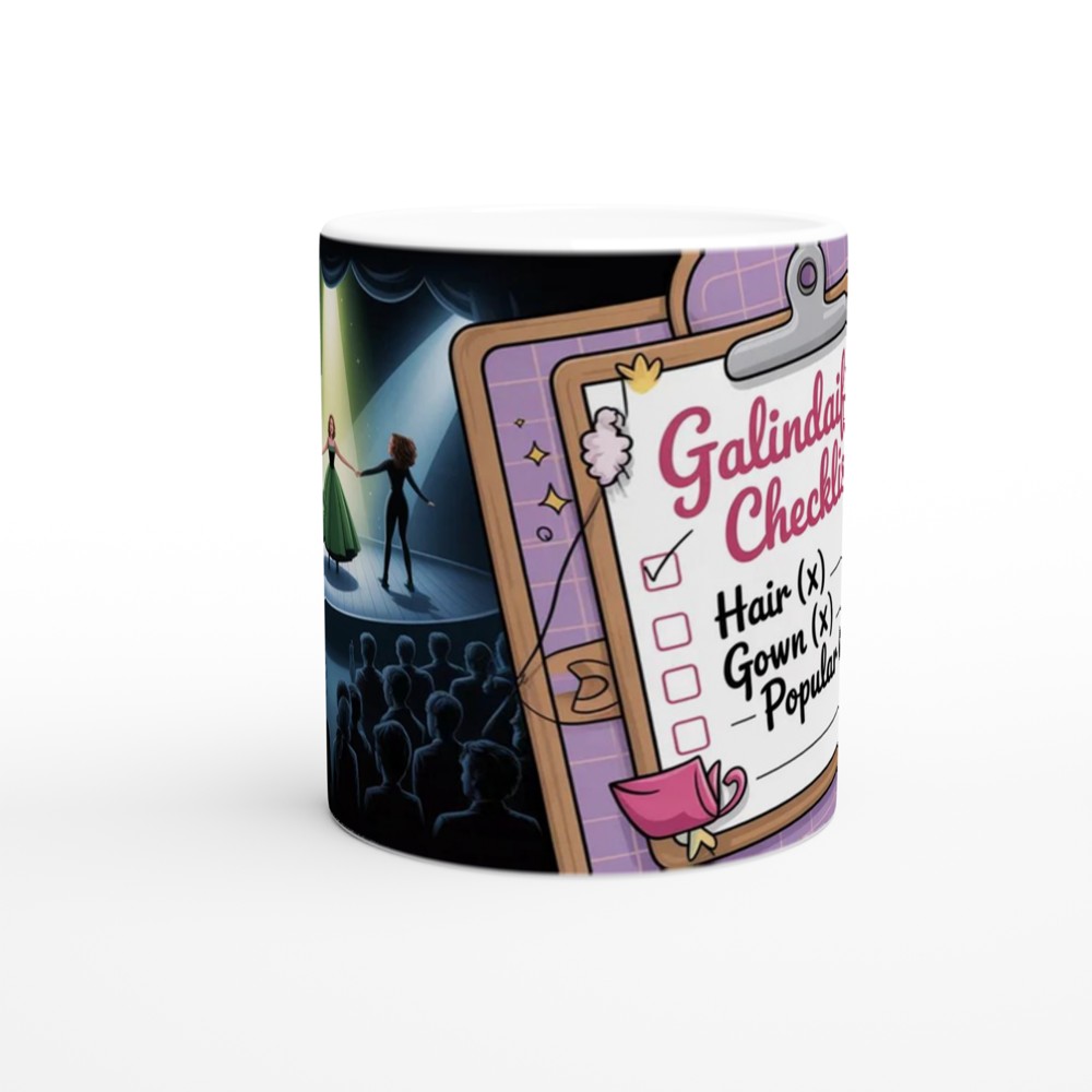 Wicked Popular Mug | Musical Theatre Gift | Kawaii Stationery Style | Gift for Best Friend — view 11