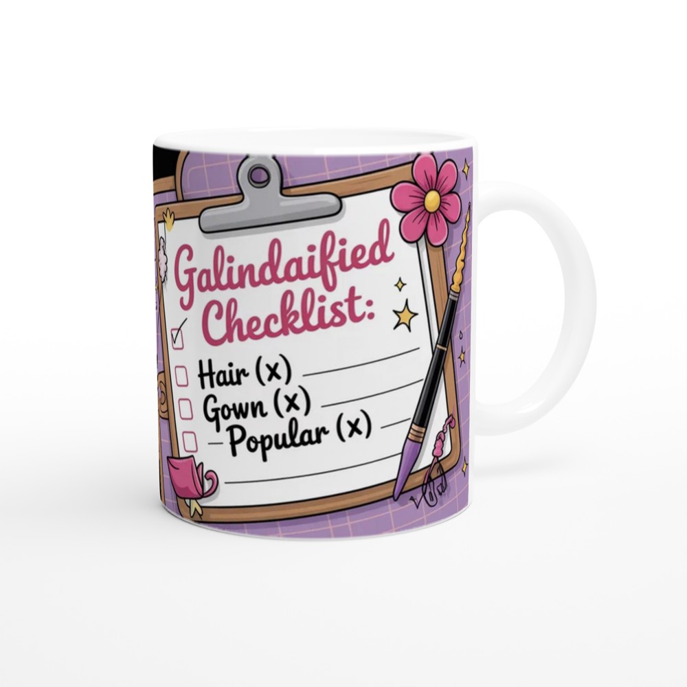 Wicked Popular Mug | Musical Theatre Gift | Kawaii Stationery Style | Gift for Best Friend — view 12