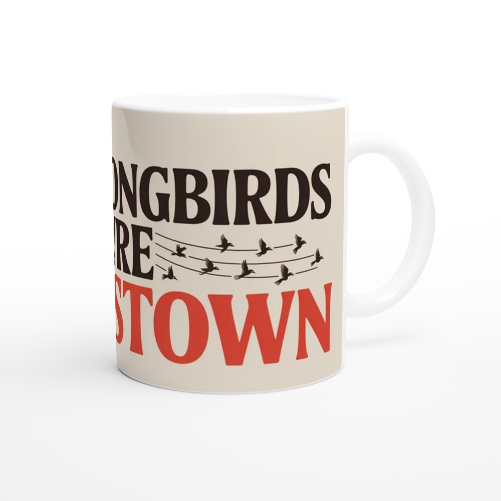 Hadestown Mug | Songbirds Lyre Folk Art Design | Musical Theatre Gift | Theatre Lover Present — view 12