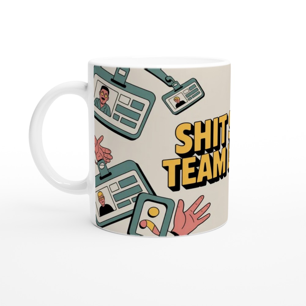 Shit Show Team Leader Funny Office Mug — view 10