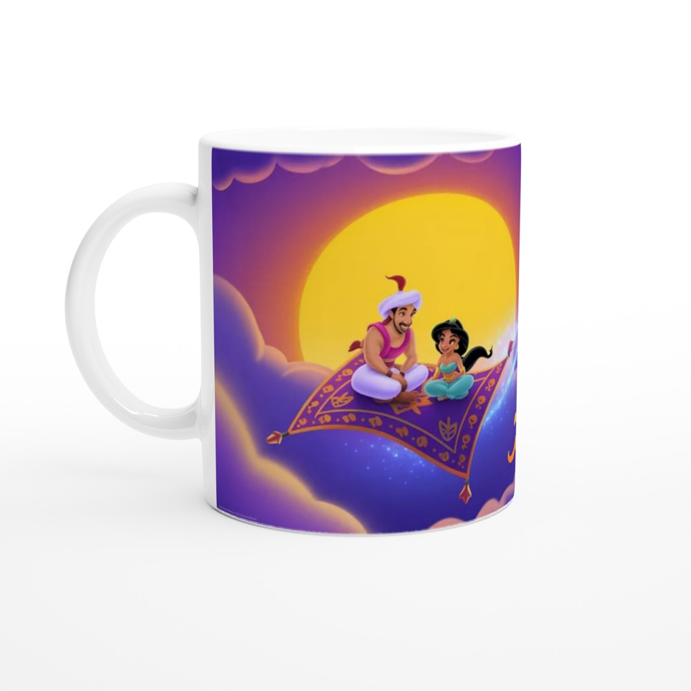 Aladdin Mug | 'Magic Carpet Ride' Quote | Musical Theatre Gift | Anniversary Present for Couples — view 10