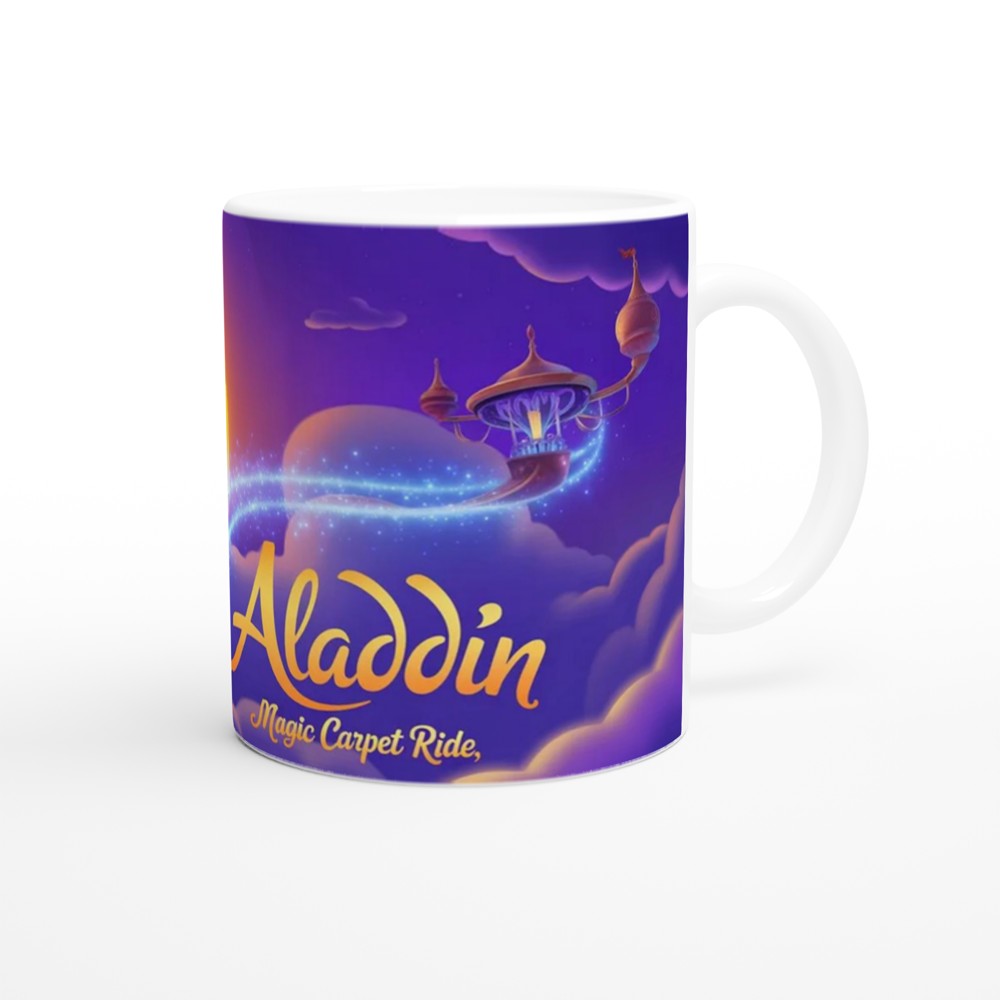 Aladdin Mug | 'Magic Carpet Ride' Quote | Musical Theatre Gift | Anniversary Present for Couples — view 12